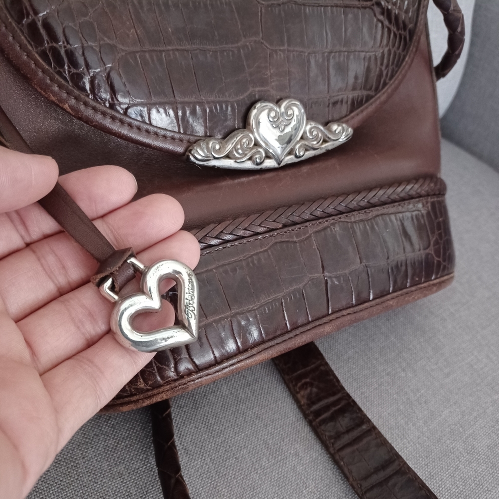 Brighton Brown Leather Small Bucket Bag